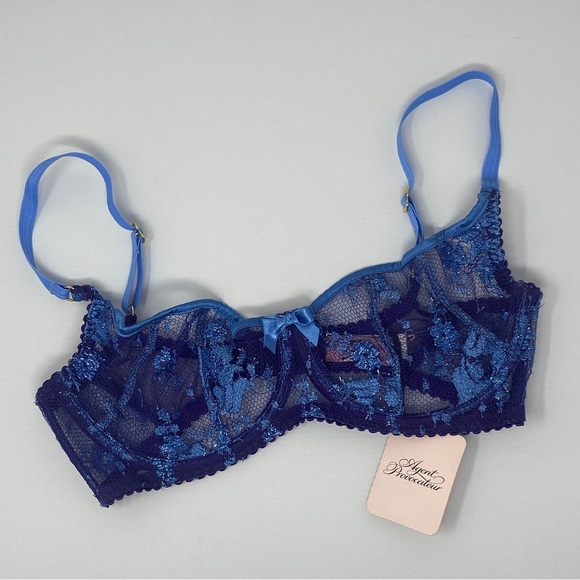 Agent Provocateur Gwenith Blue Bra NWT - Picture 9 of 14
